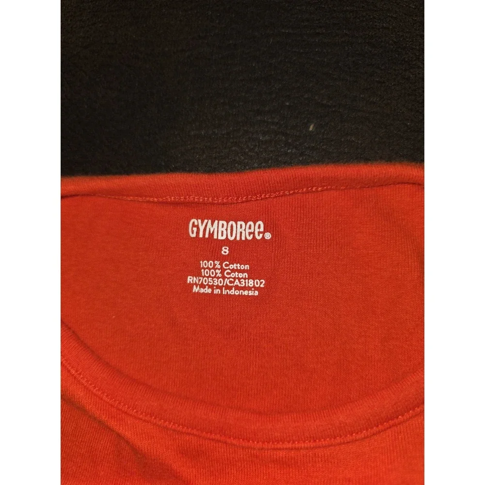 Gymboree prep perfect orange navy hearts top size 8 skort 7 outfit
